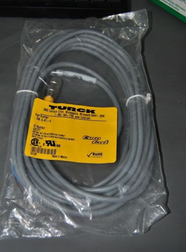 NEW TURCK 6M CORDSET W/PLUG BODY U2177 RK 4.4T-6 SENSOR CABLE (S13-2-201C)