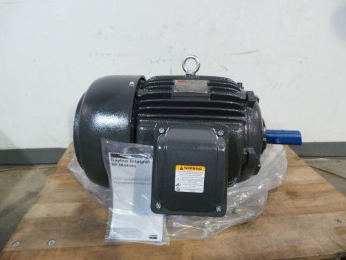 Dayton 15 HP, 1765 RPM, 3 Phase General Purpose Motor