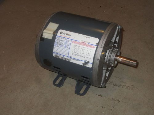 Ge 5k42hn4106 ac motor 1/2 hp,208-230/460 vac,3-phase,56 frame, 5/8&#034; keyed shaf for sale