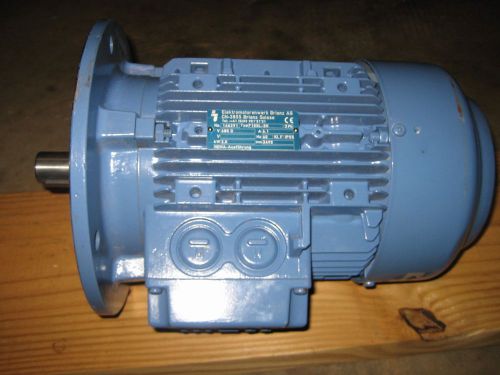 New old stock watt drive elektromotorenwerk brienz ag 3kw electric motor 3490rpm for sale