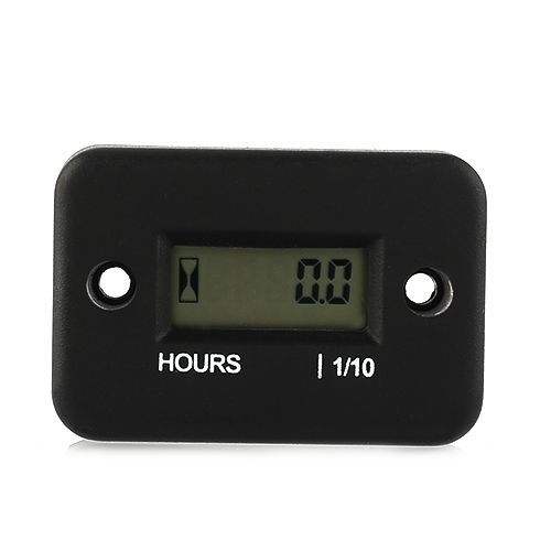 Inductive Digital Hour Meter Dirt Bike Marine Boat ATV Motorbike Snowmobile