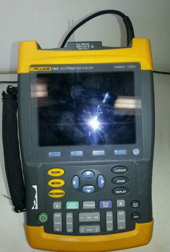 Fluke 196 ScopeMeter 1GS/s Dual-Input 100MHz HandHeld Oscilloscope