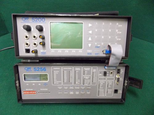 CXR TELECOM 5200 &amp; 5256 UNIVERSAL TRANSMISSION ANALYZER (B)~