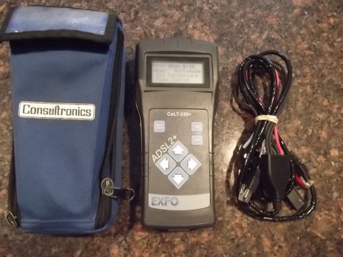 EXFO COLT-250+ ADSL ADSL2+ DSL TEST SET BIT RATE, NOISE METER (G)