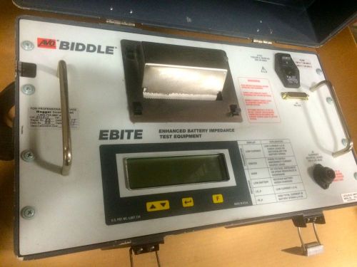 MEGGER/AVO/BIDDLE ENHANCED BATTERY IMPEDANCE TEST EQUIPMENT  W/ ACCESSORIES!