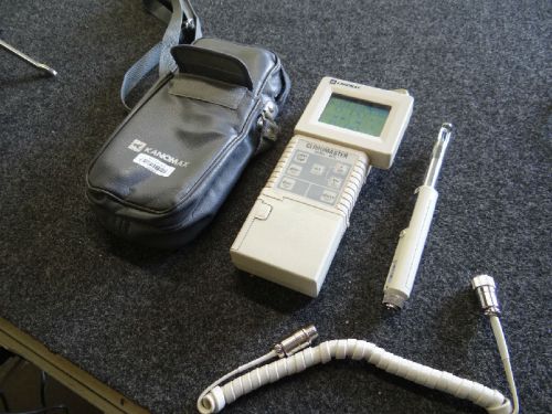 Kanomax Climomaster 6511 Thermo-Anemometer &amp; 6118 Probe &amp; Case