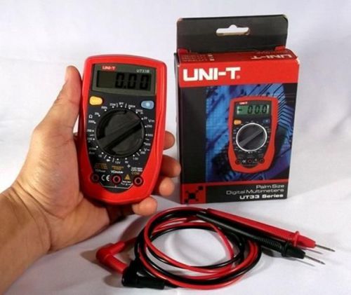 Digital multimeters uni-t ut33b series dc ac volt amp orhm palm size for sale