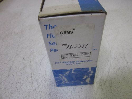 LOT OF 2 GEMS 162211 SENSORS *NEW IN A BOX*