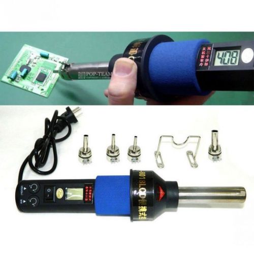 450°C 450W 220V LCD Hot air gun Portable Soldering station ICs SMD for BGA Nozzle