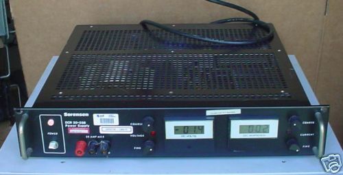 Sorensen dcr 20-25b power supply 2u for sale