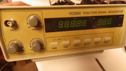 VC 2002 FUNCTION/SIGNAL GENERATOR  UNIVERSITY SURPLUS