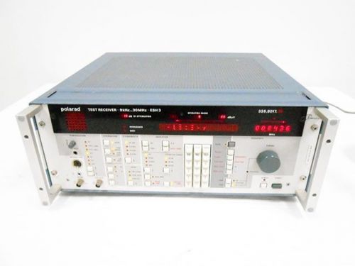 POLARAD ESH3 EMI TEST RECEIVER 9 KHZ TO 30 MHZ R&amp;S ROHDE &amp; SCHWARZ 335.8017.32