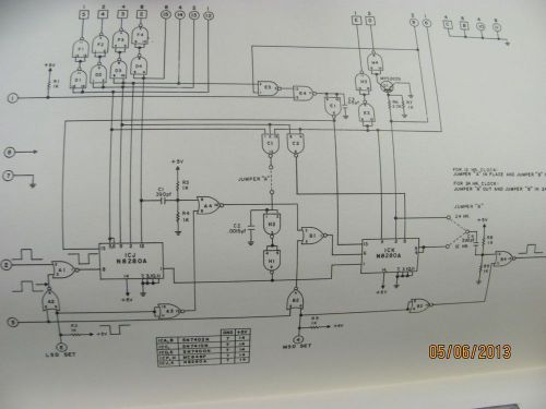 ATEC MODEL 3000: Digital Electronic Clock - Instruction Manual w/schems # 16832