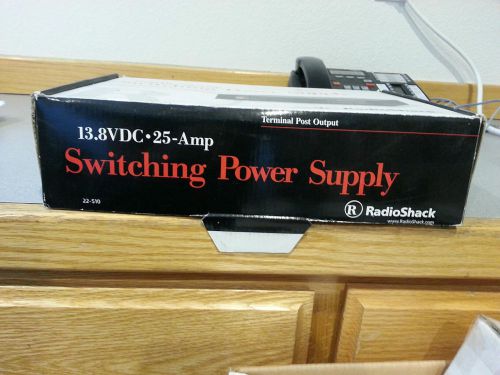 Radioshack 25AMP (12V) 13.8VDC Switching power supply  22-510