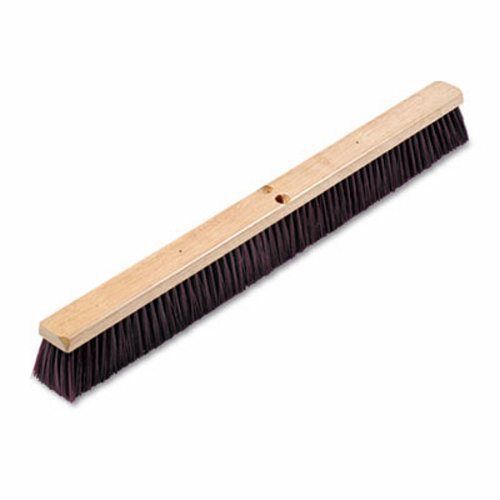 Boardwalk Floor Brush Head, 3 1/4&#034; Maroon Stiff Polypropylene, 36&#034; (BWK20336)