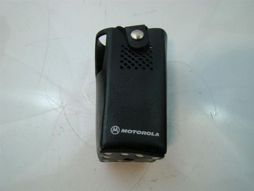 Motorola leather case hi cap-w/belt loop hln9008a for sale