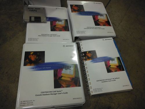 MOTORLA CENTRACOM GOLD SERIES USER GUIDES 68P81096E50-G 68P81095E70 68P81098E25