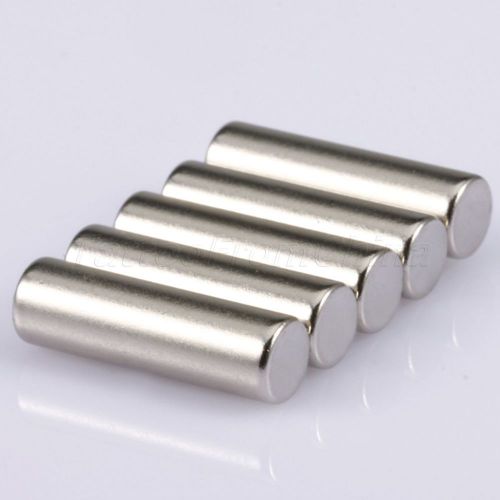 5Pcs N50 Super Strong Round Circular Cylinder Magnet Rare Earth Neodymium 6x20mm