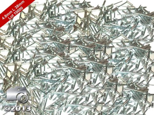 Pack of 10000 4.8mm length - 38mm standard open dome aluminum blind pop rivet for sale