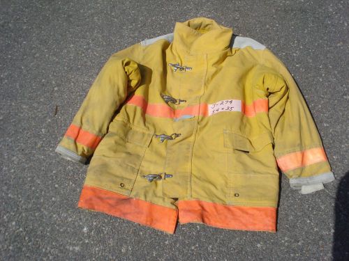 L 43 to 46 Sleeve 35 Jacket Coat Firefighter Bunker Fire Gear FIRE DEX....J274