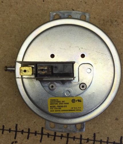 ICP Pressure Switch 1445-590 FS6340-516 0.15&#034; WC