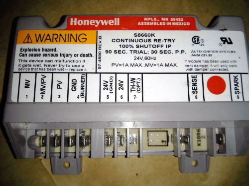 Honeywell s8660k control board - used for sale