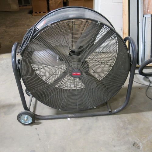 Dayton 1ynw5 mobile air circulator fan 36&#034; 115 volt 12,250 cfm for sale