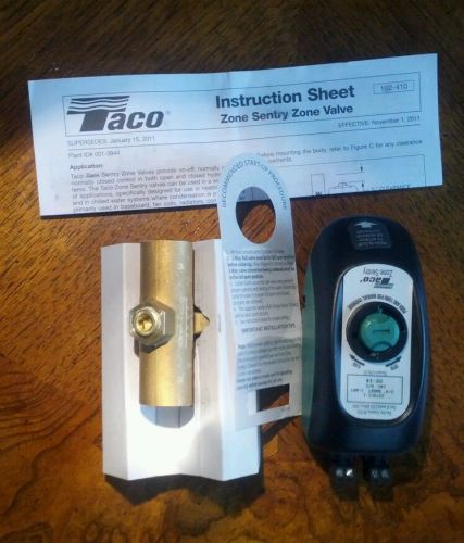 BRAND NEW TACO Z075C2-1 (3/4&#034; ZONE SENTRY VALVES) SWEAT