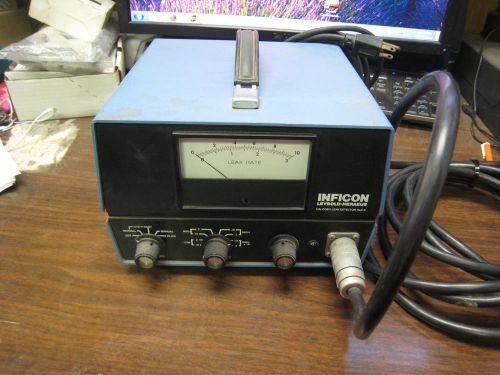 INFICON / LEYBOLD HERAEUS HLD-2 HALOGEN LEAK DETECTOR USED FREE SHIPPING