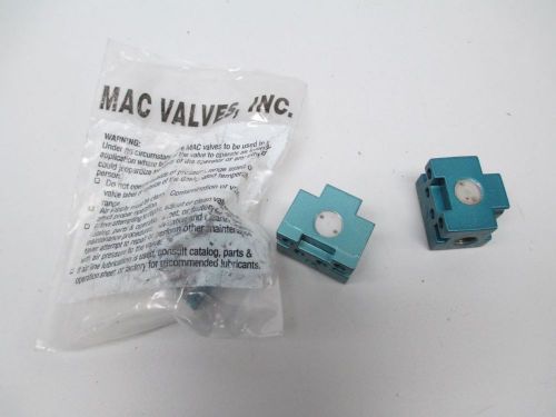 LOT 3 NEW MAC 111B-1 PNEUMATIC VALVE BODY 3 WAY 1/8IN NPT D273767