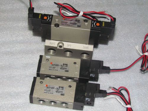 SMC VJ7120Y-5LZ-01 / NVJ7240X-5MZB-02T SOLENOID VALVE (1 LOT 3 PCS)