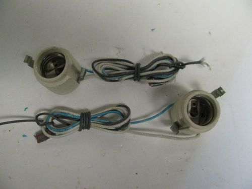 LOT OF 2 LEVITON TRIBORO PORCELAIN LAMP HOLDER 660W 250V - NNB