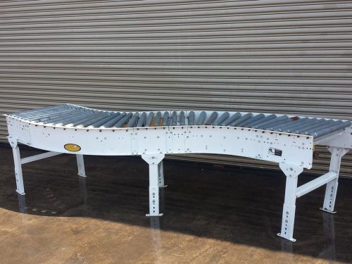 Hytrol 26&#034; &#039;S&#039; Shaped Roller Case Conveyor, conveying