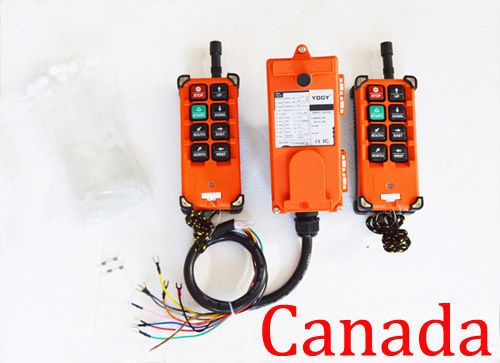 AC 110v-2 Transmitters 8 Channels Hoist Crane Radio Remote Controller