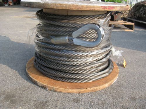 7/8in steel cable,winch cable, m915 series winch cable,tow cable,eye cable, for sale