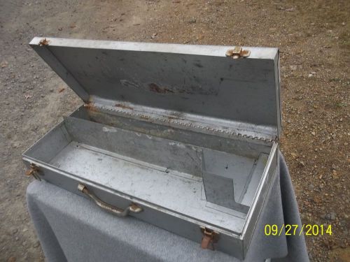 VINTAGE INDUSTRIAL TOOL CABINET BOX HEAVY METAL BIN STORAGE CONTAINER ORIGINAL