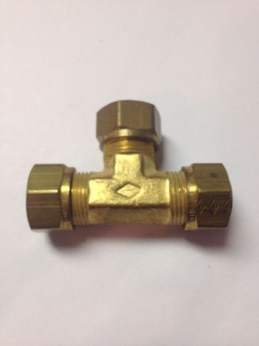 Imperial eastman union tee 1/2&#034; parker brass for sale