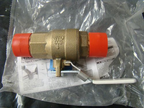 Nibco 1&#034; PC585-80-LF-LL ( Full Port Brass Press Ball Valve PXP) NF841XA