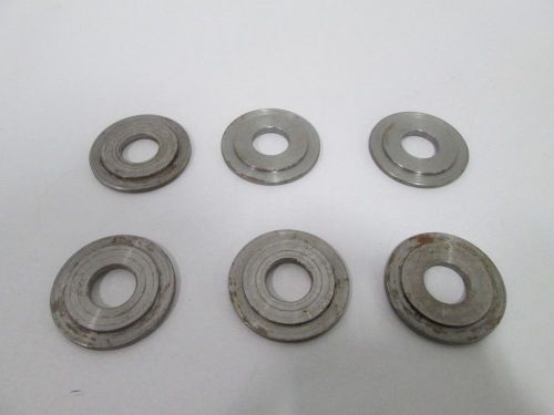 LOT 6 NEW WILDEN 15-6850-08 INNER PISTON PUMP WASHER STEEL D290605