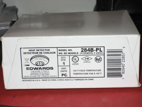 EDWARDS 284B-PL HEAT DETECTOR