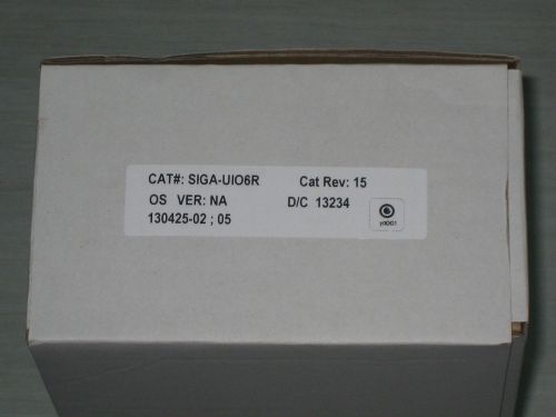 New est edwards cat#: siga-uio6r fire alarm input output motherboard module. for sale