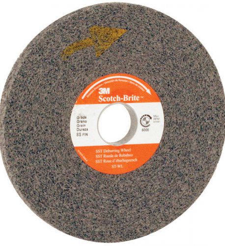 3M 6&#034; Scotch-Brite™ SST Deburring Wheel ST-WL Silicon carbide minerals 6x1/2x1