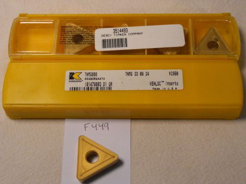 10 NEW KENNAMETAL TNMG 666 CARBIDE INSERTS. GRADE: KC990. USA MADE  {F449}