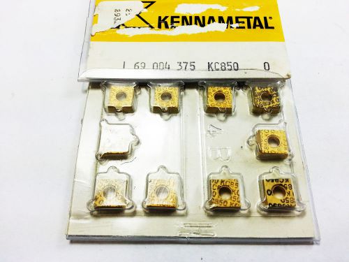 Kennametal i 69 004 375 kc850 carbide inserts (10 inserts) (n 601) for sale