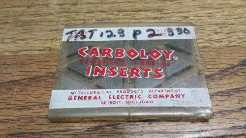 10 pieces tbt123 p2 grade 330 carboloy carbide inserts new for sale