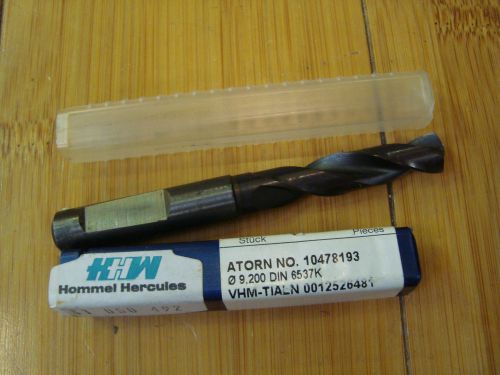 Hommel Hercules Solid Carbide Drill Dormer DIN 6537K #10478193