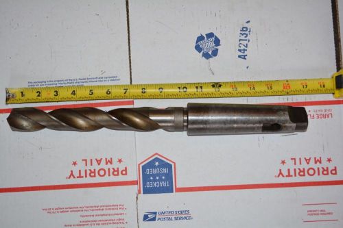 PRE-OWNED Morse 5MT MORSE TAPER SHANK 1-21/64&#034;  DRILL BIT  MADE IN USA