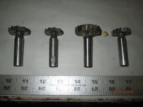 MACHINIST TOOLS LATHE MILL Lot Woodruff Keyway End Mill Cutters