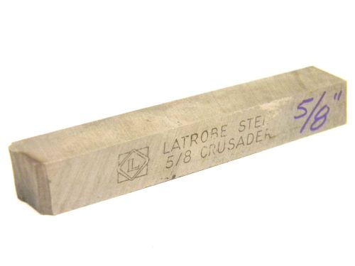 USED LATROBE CRUSADER XL HSS SQUARE TOOL BIT SHANK 5/8&#034; x 5/8&#034; x 4.250&#034;