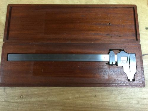 Starrett 12&#034; Vernier Caliper in Wooden Box